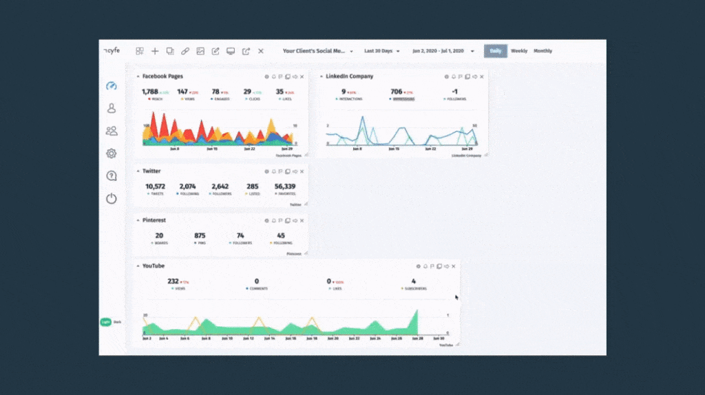 organize-social-media-dashboard-widget